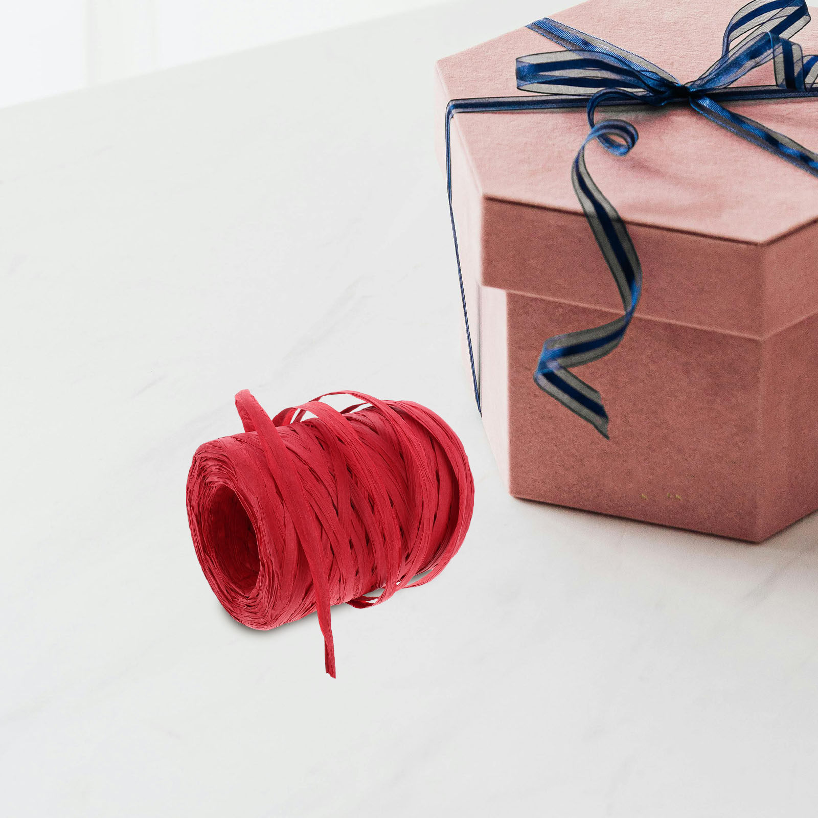 1 Rolo de Fita de Papel Ráfia  - Papercraft Supply Ribbon avaliação e preço