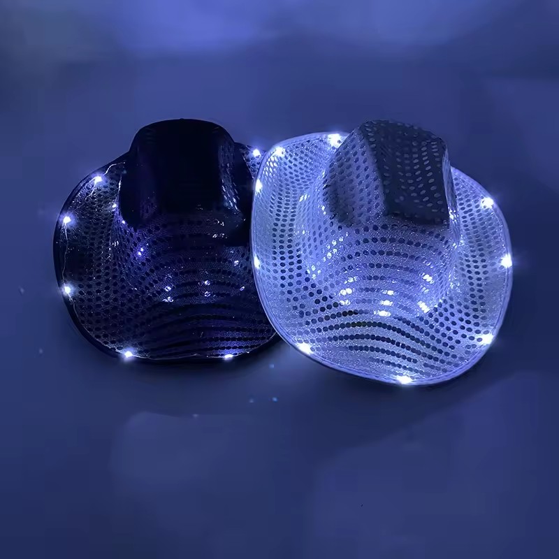 Blinky led luz cowboy cowgirl  - Party Hat Cone avaliação e preço