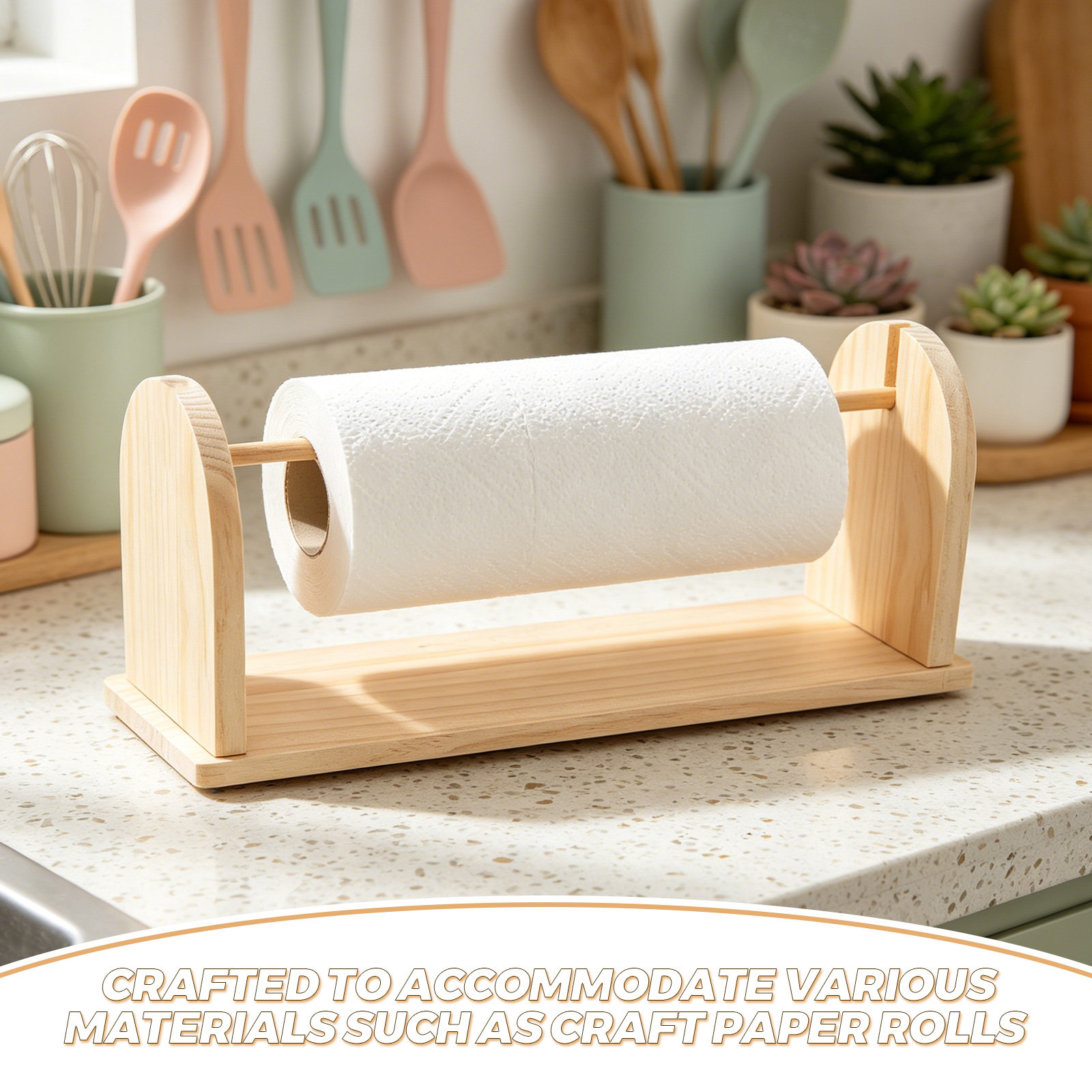 Suporte de mesa em madeira par - Papercraft Supply Ribbon avaliação e preço