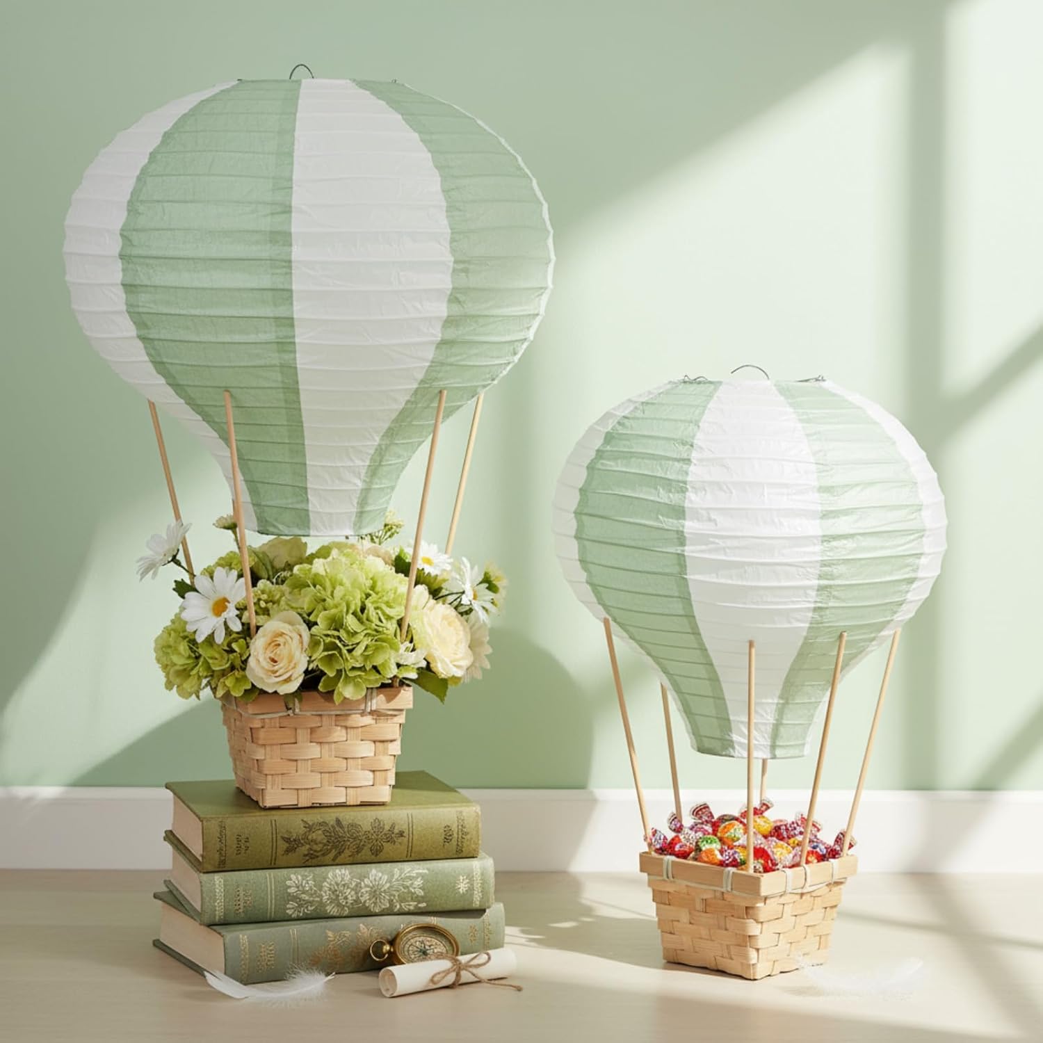 6-24PCS Lanternas de Papel Sag - Centerpiece Stick avaliação e preço