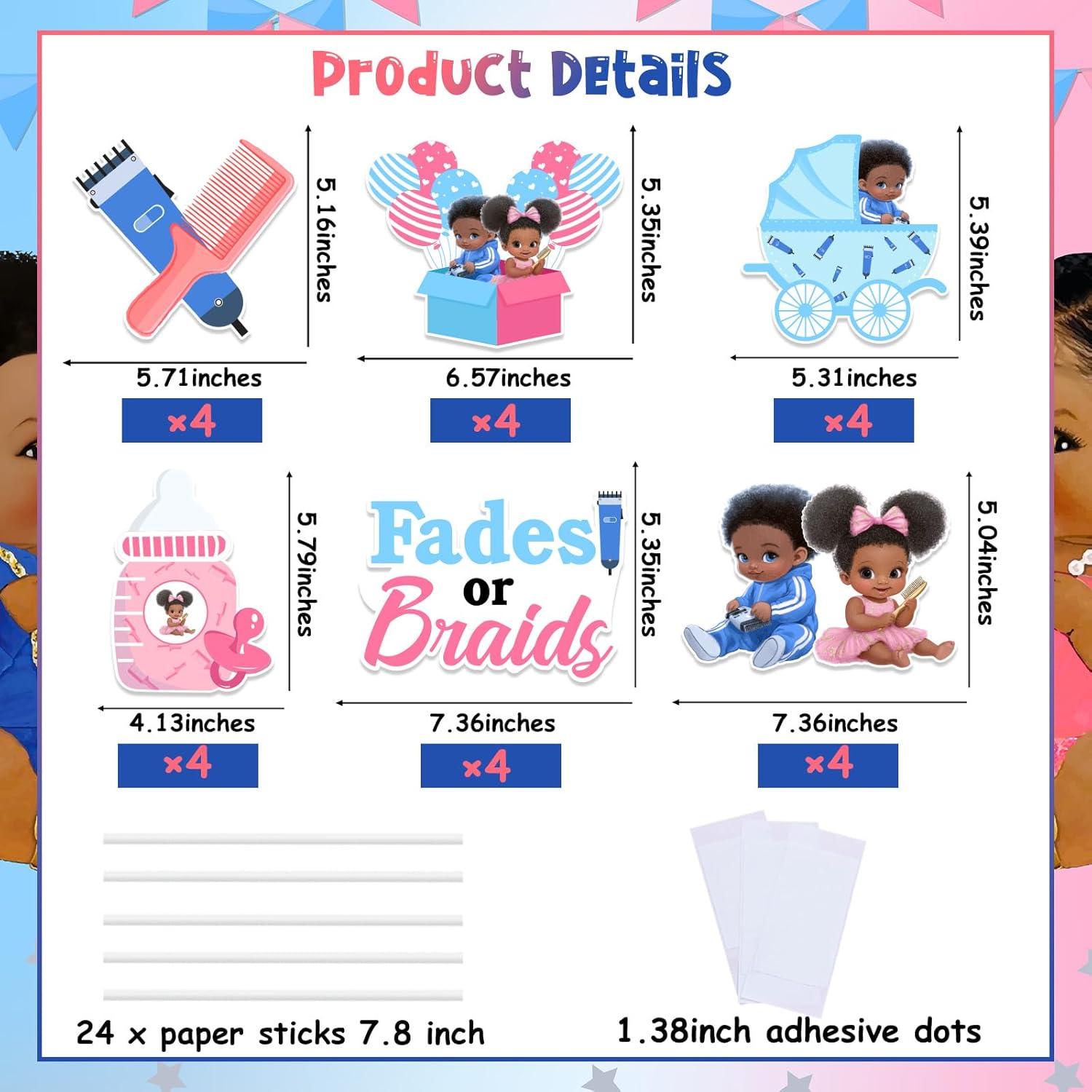 1 conjunto de decorações para  - Centerpiece Stick avaliação e preço